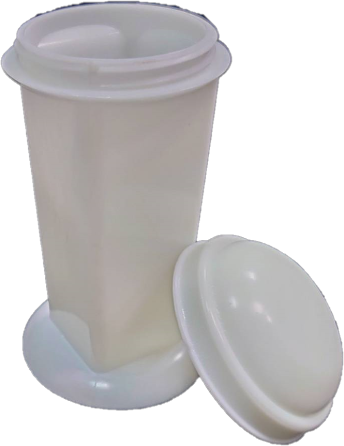 PP圓形直立式玻片染色壺(10片/進口品)