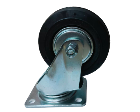 4吋彈力橡膠輪-200KG