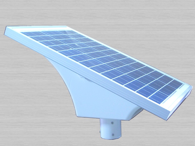 壓鑄太陽能燈箱加管套加太陽板正面