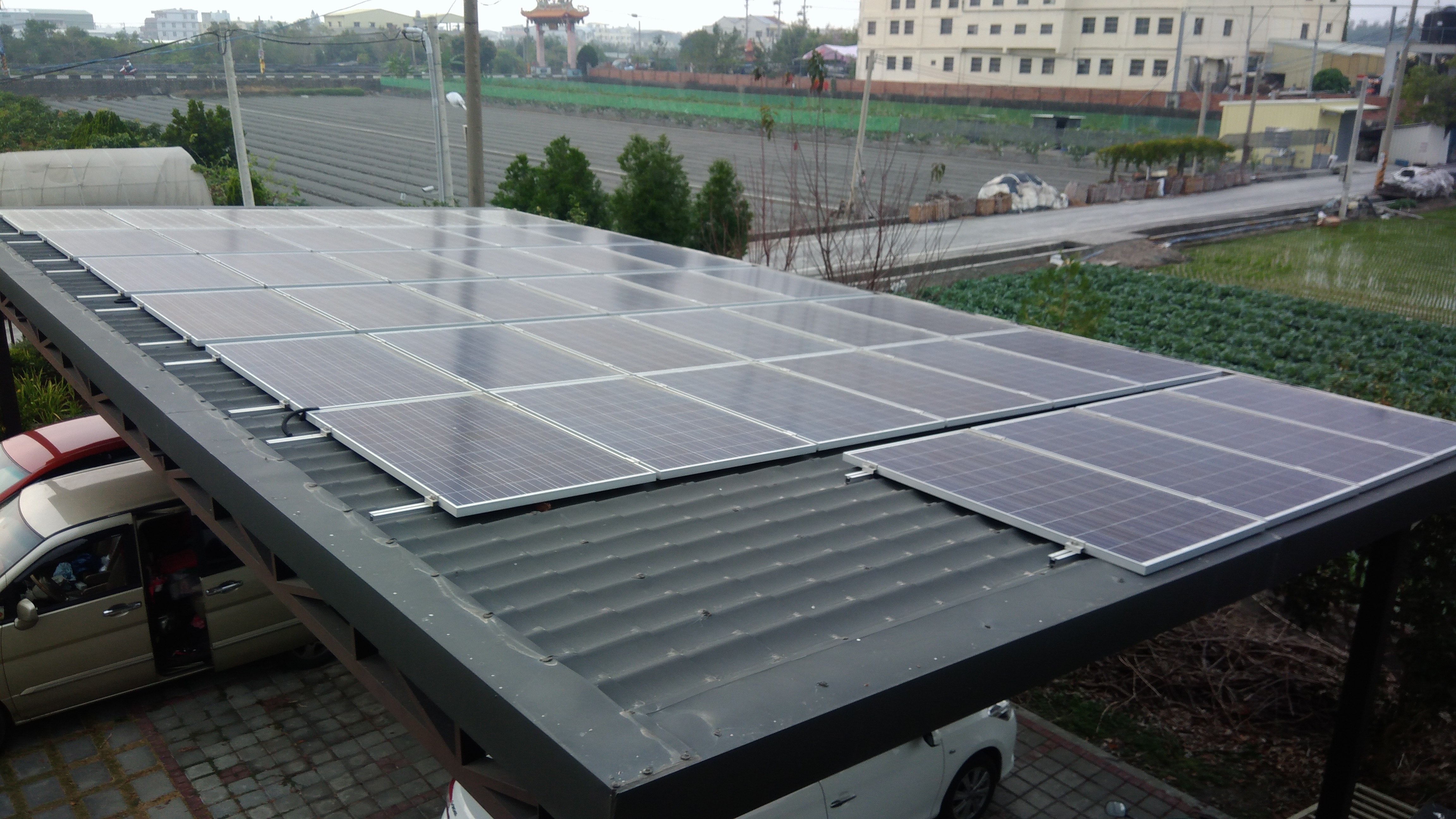 車庫太陽能板