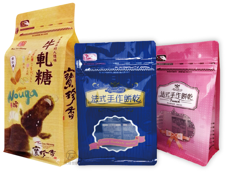 口袋式夾鏈平底袋