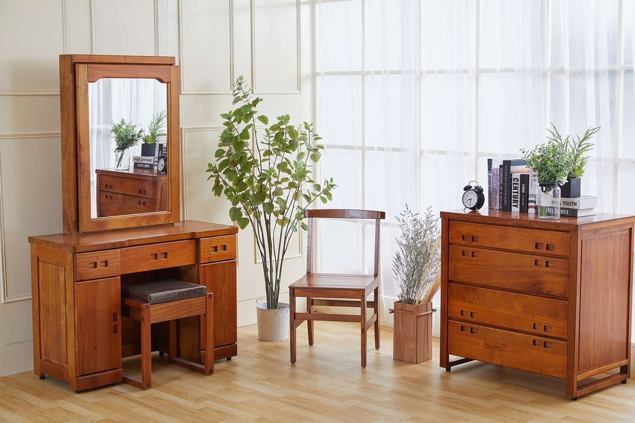 128山榆木化妝台