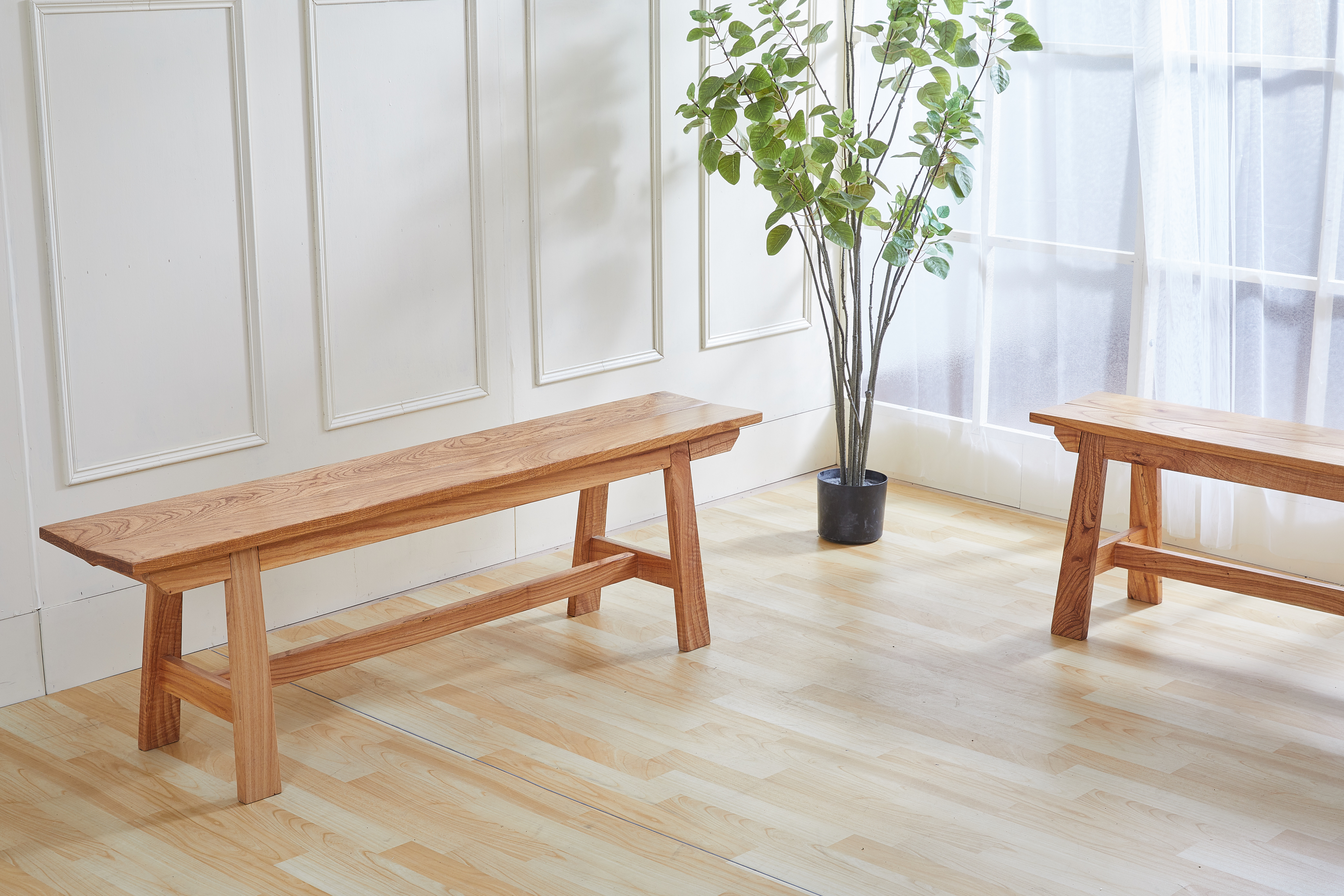 051楝木V型6.2尺椅寮