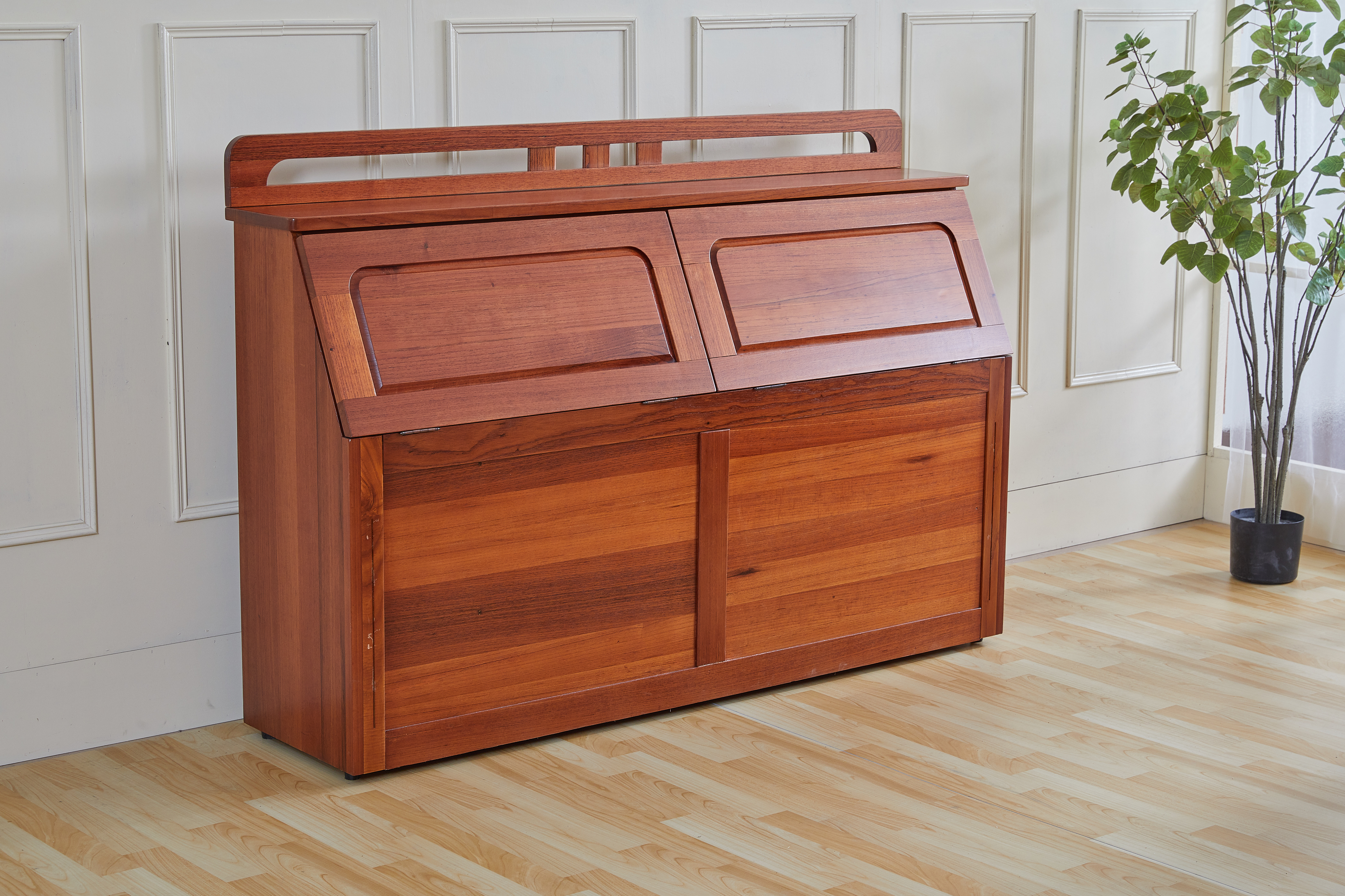 169桃花心木6尺被櫃頭