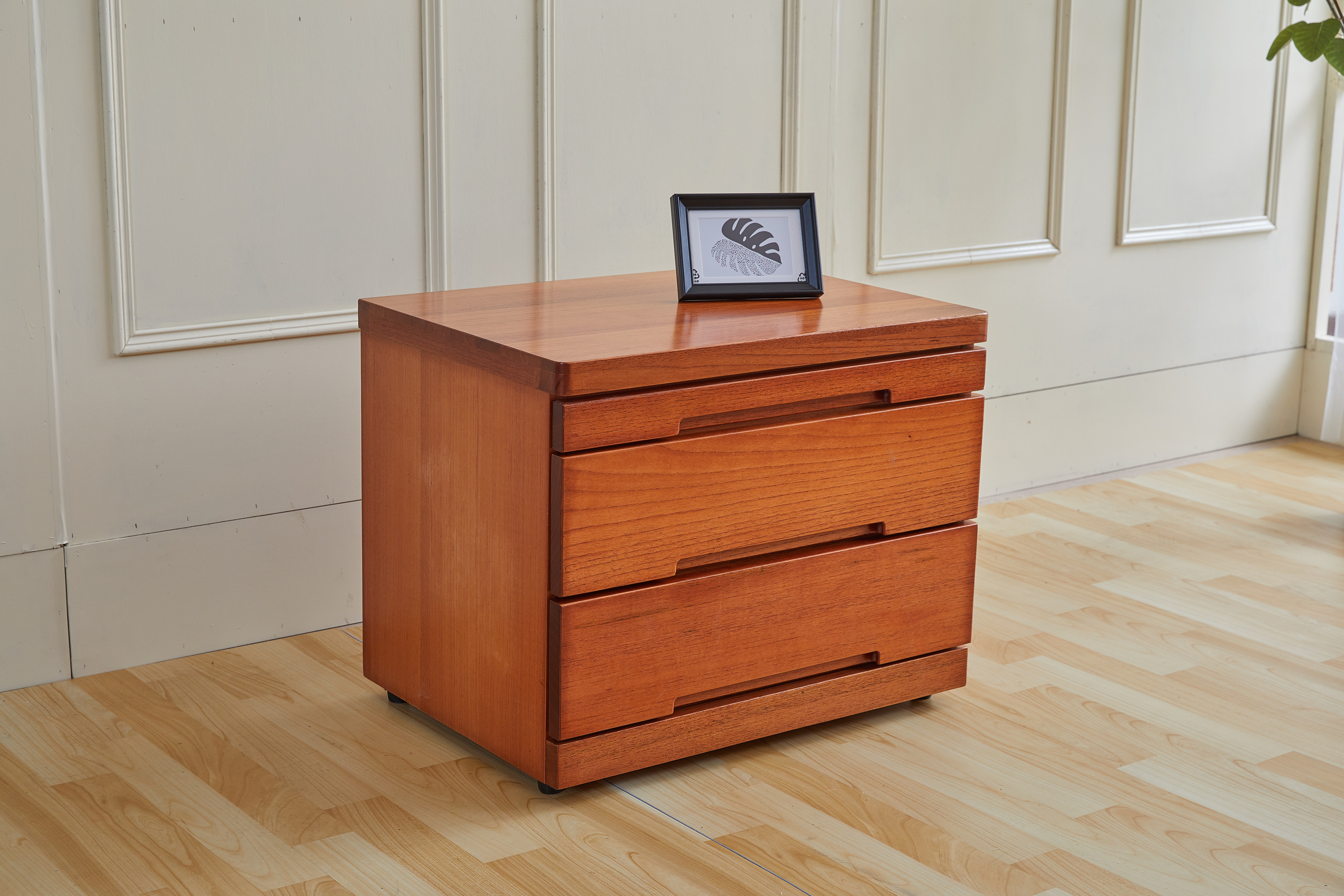 160桃花心木床頭櫃