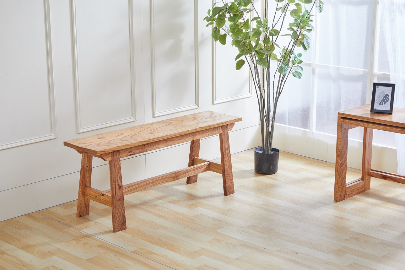 053楝木V型4.9尺椅寮