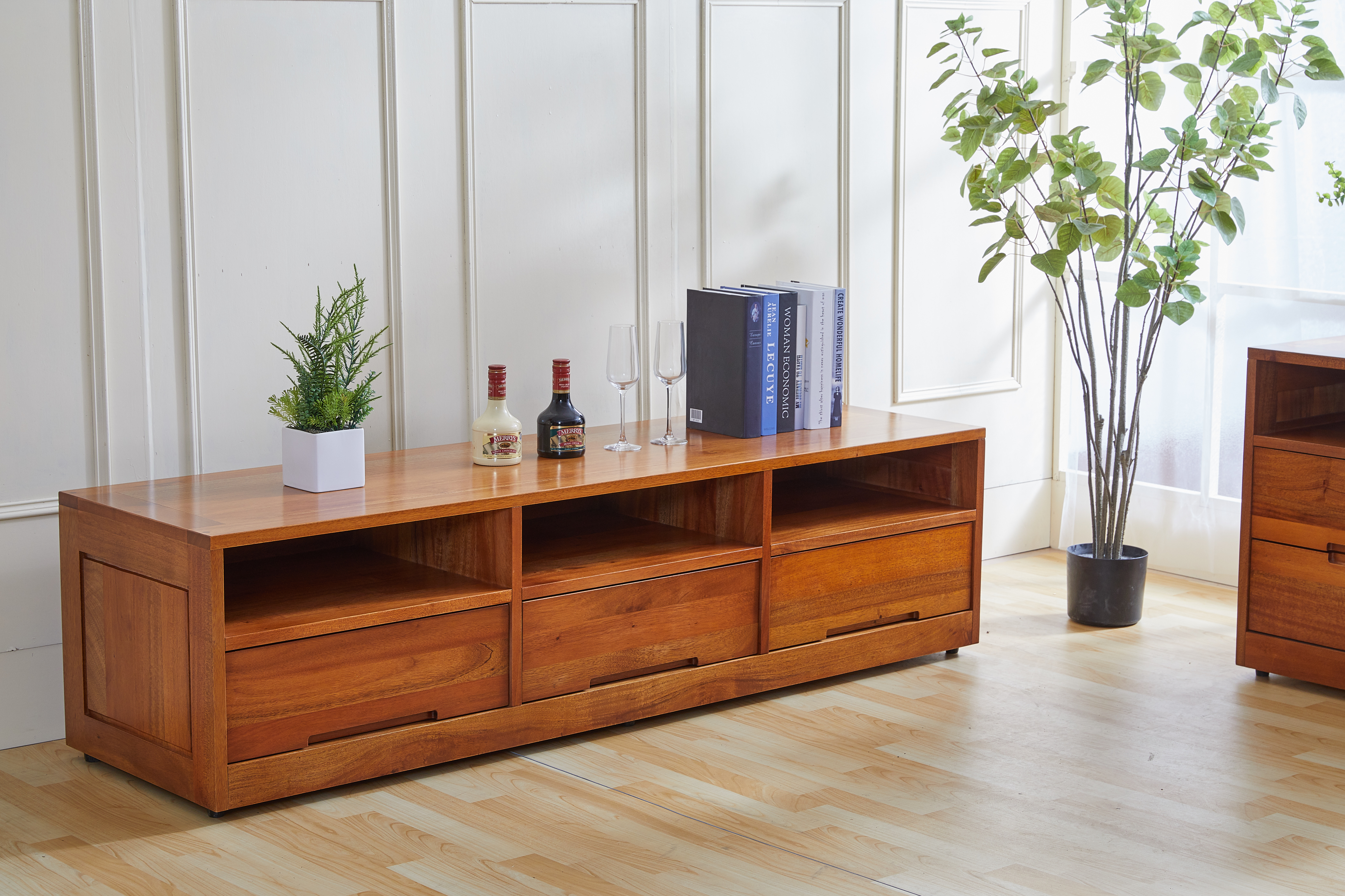 103山榆木6.5尺長三櫃