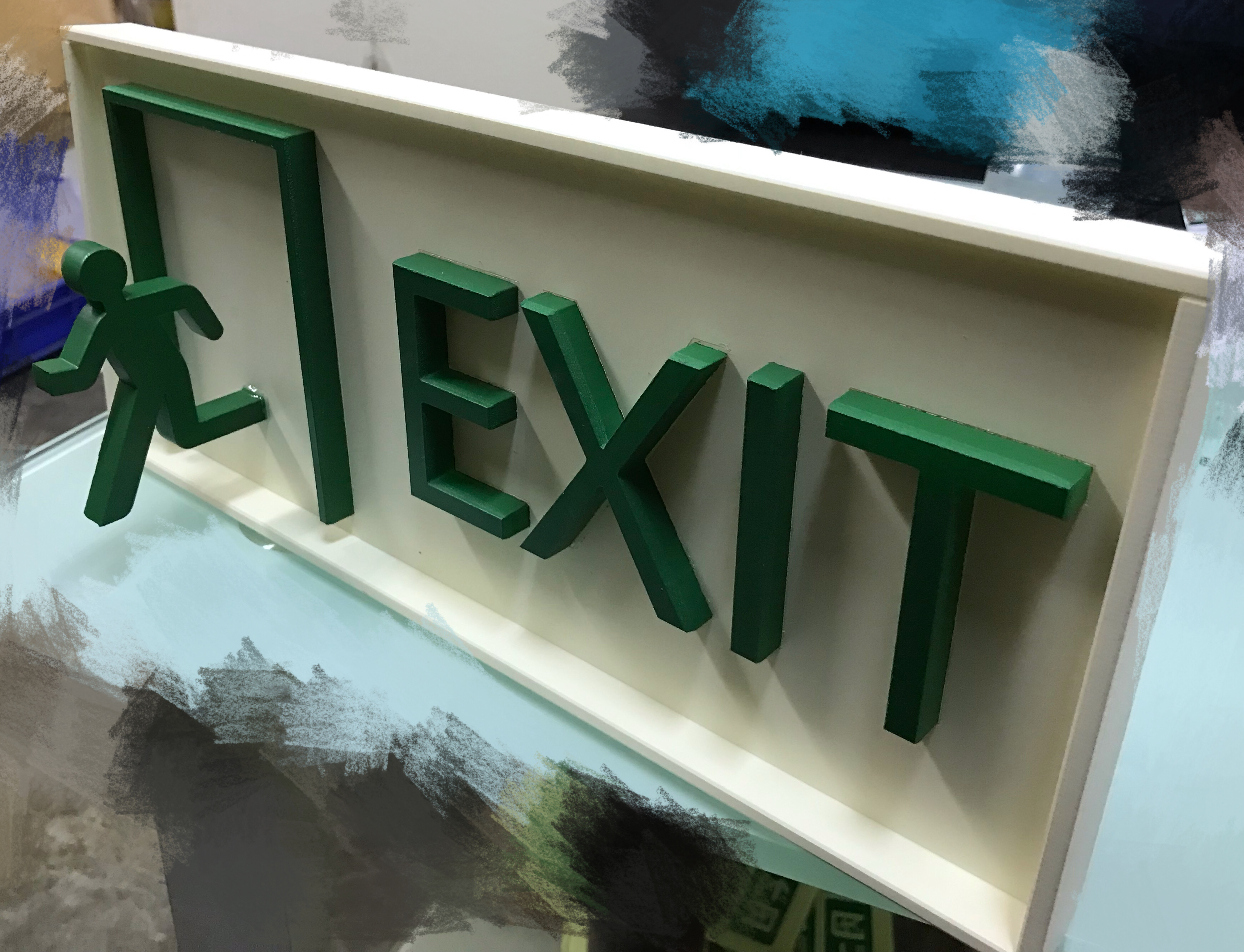 立體水晶字指標3