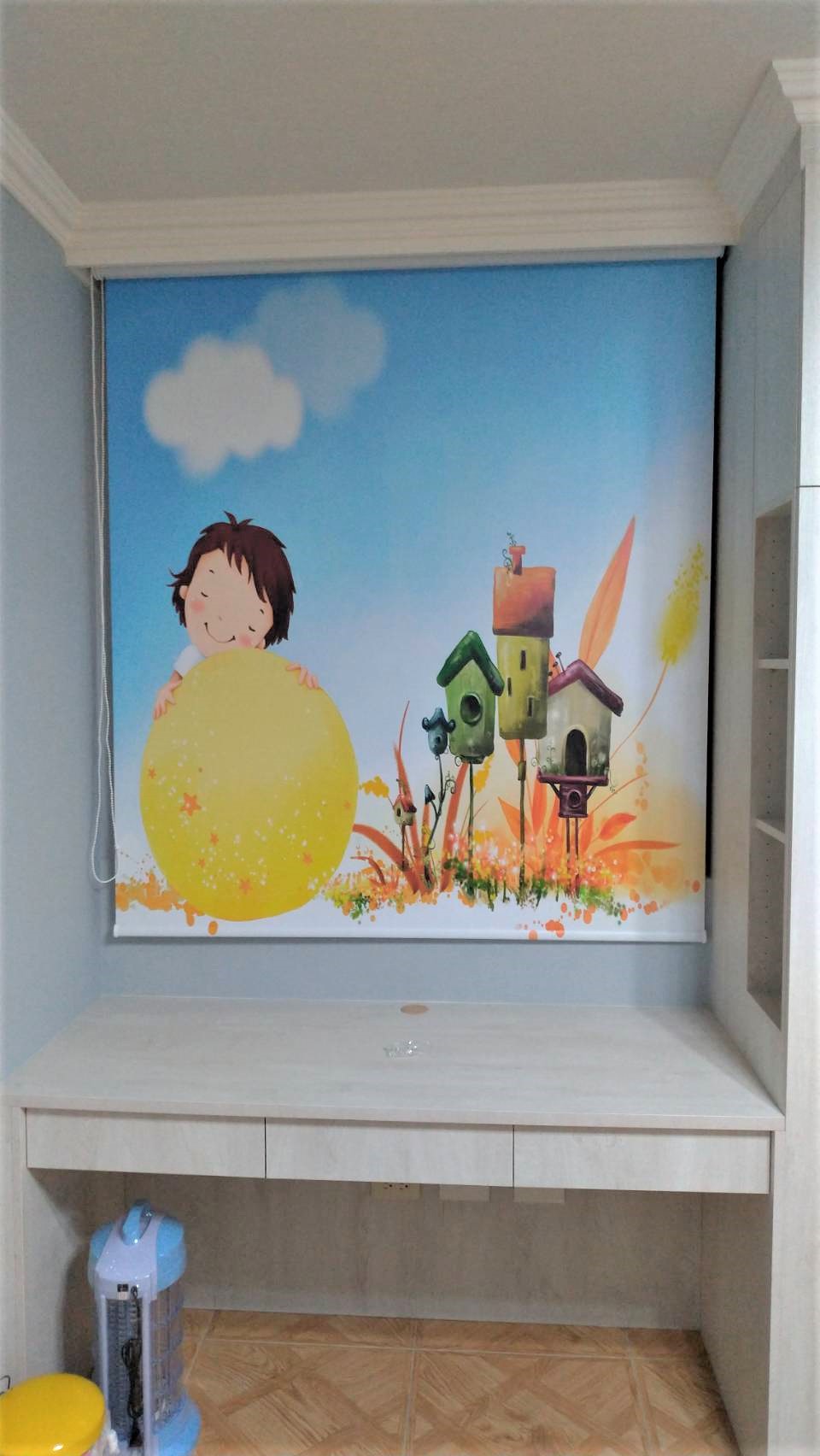 鳳山卡通遮光捲簾