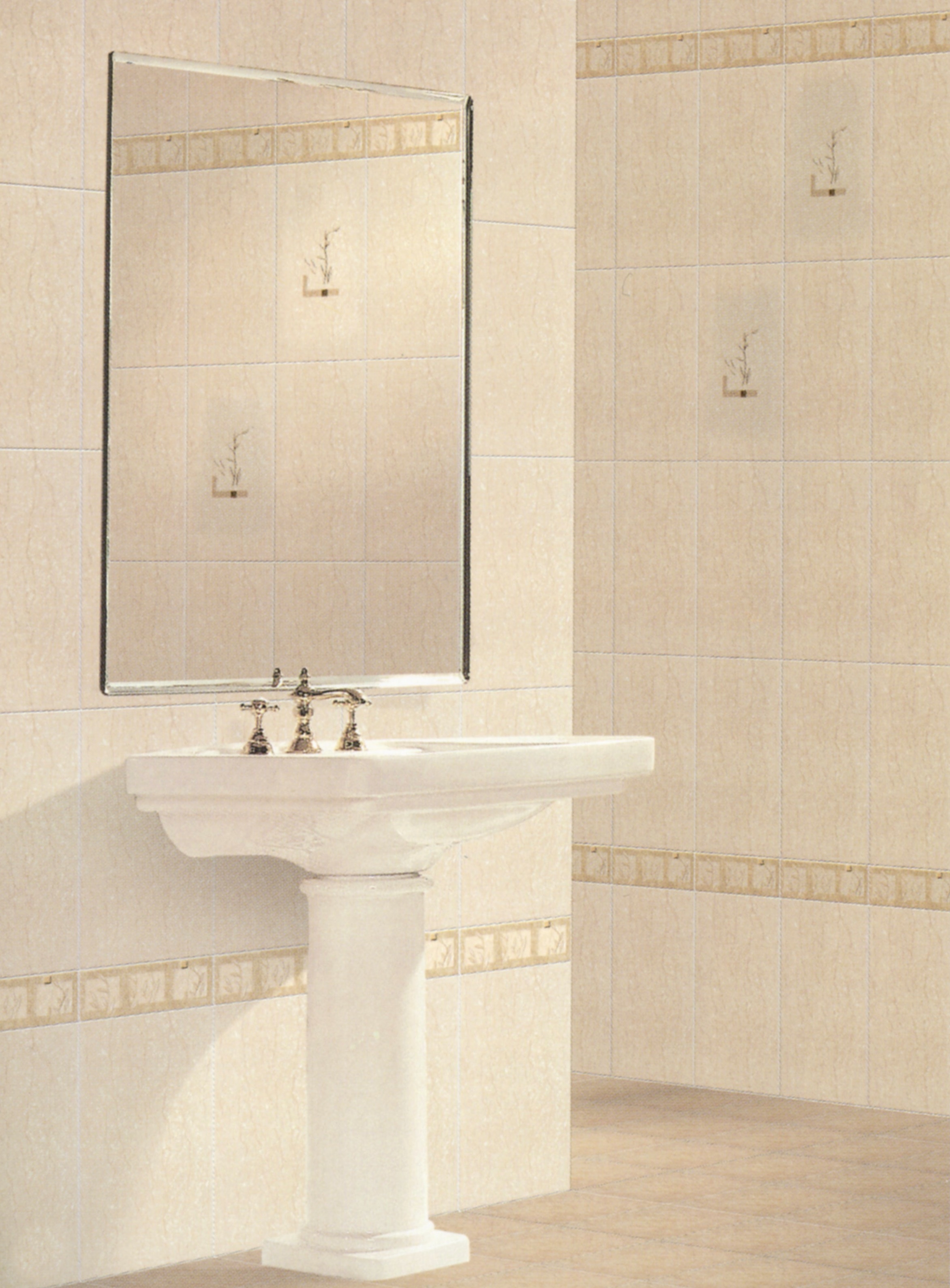 Y5401高亮釉修邊地壁套磚