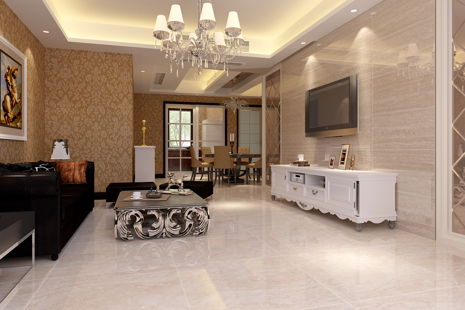 客廳地磚