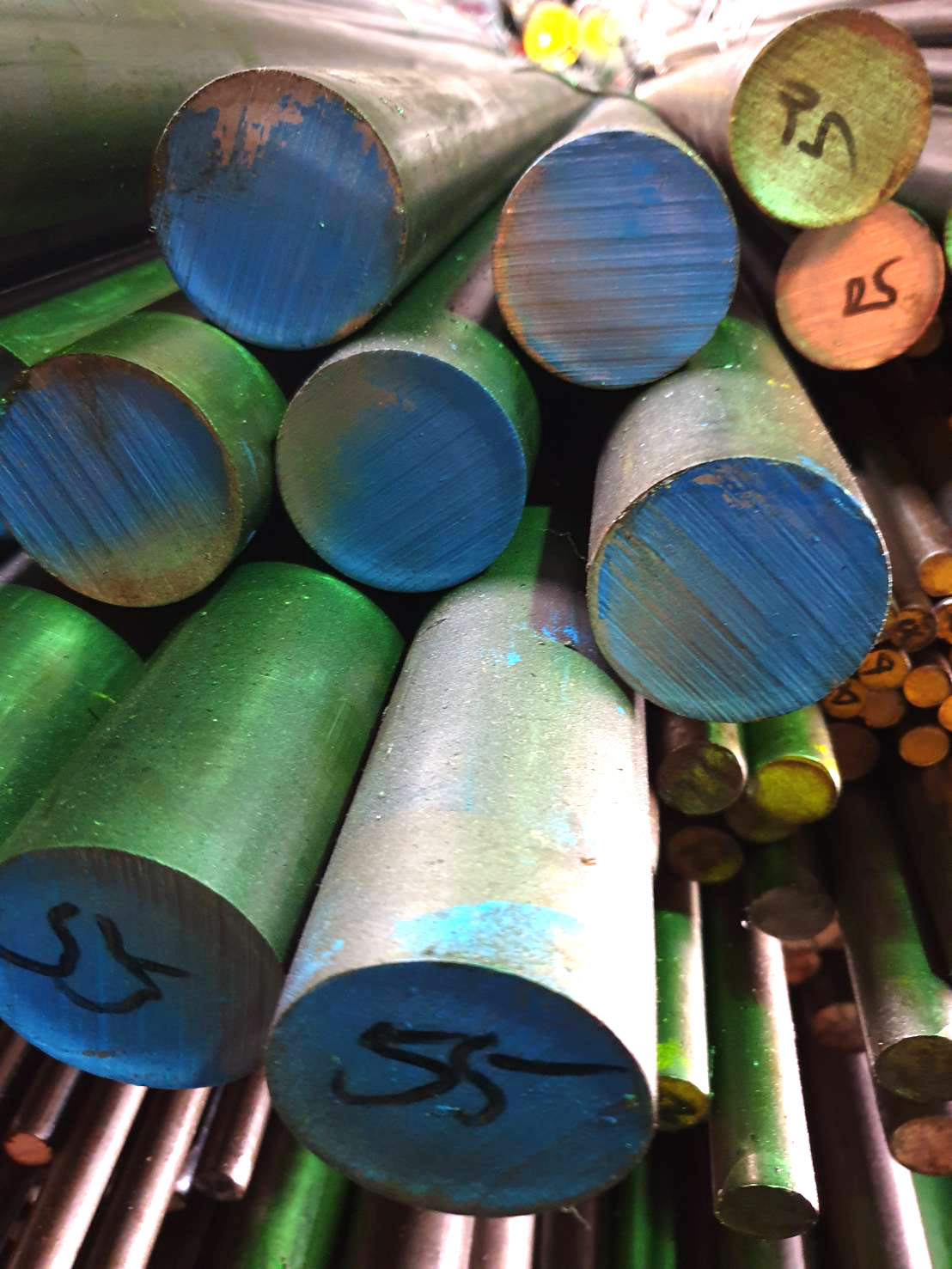 光面中碳、鐵心