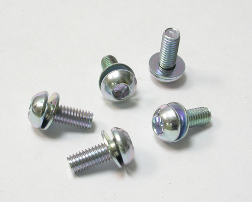 半丸頭.內六角螺絲附華司