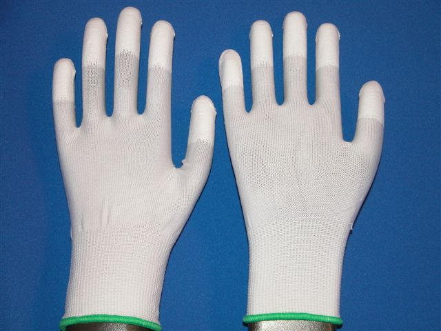 8.指尖塗佈無塵手套