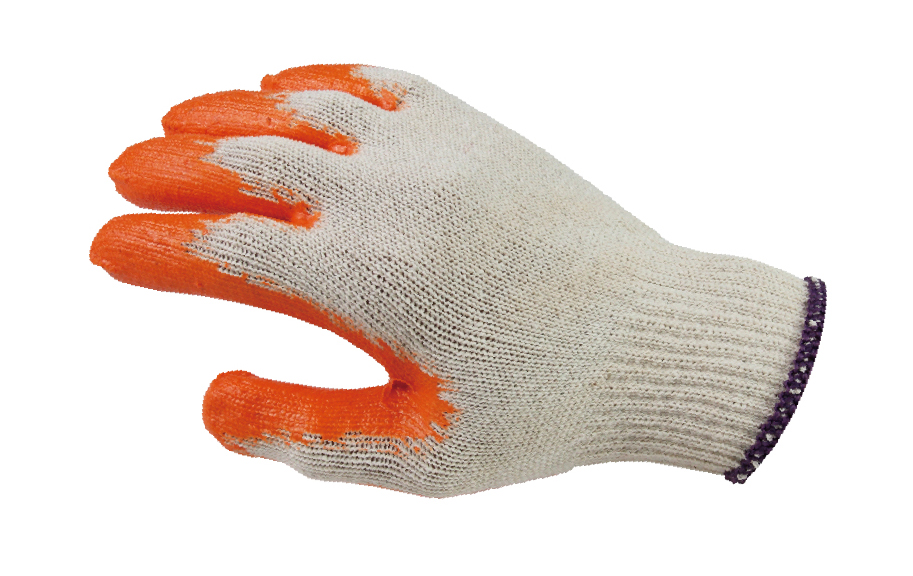 棉紗沾膠手套