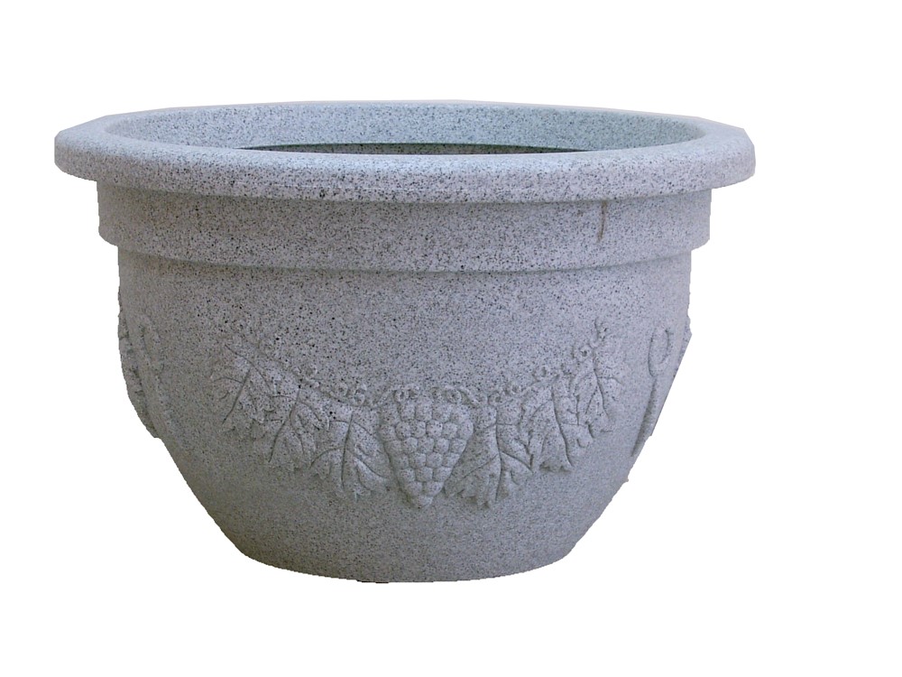 GH葡萄紋碗型花盆&nbsp;