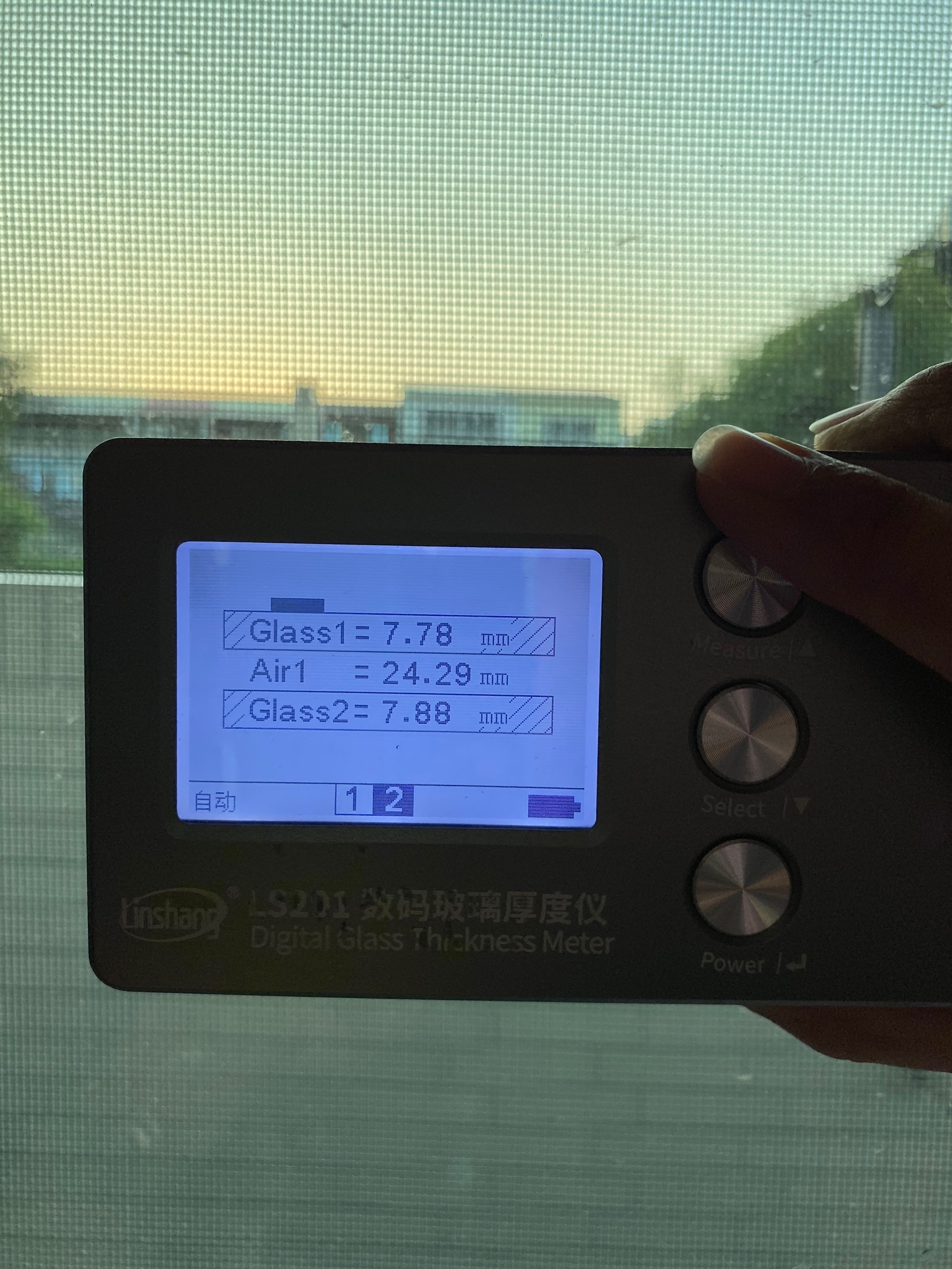 玻璃測厚儀檢查窗戶玻璃厚度案例&nbsp;