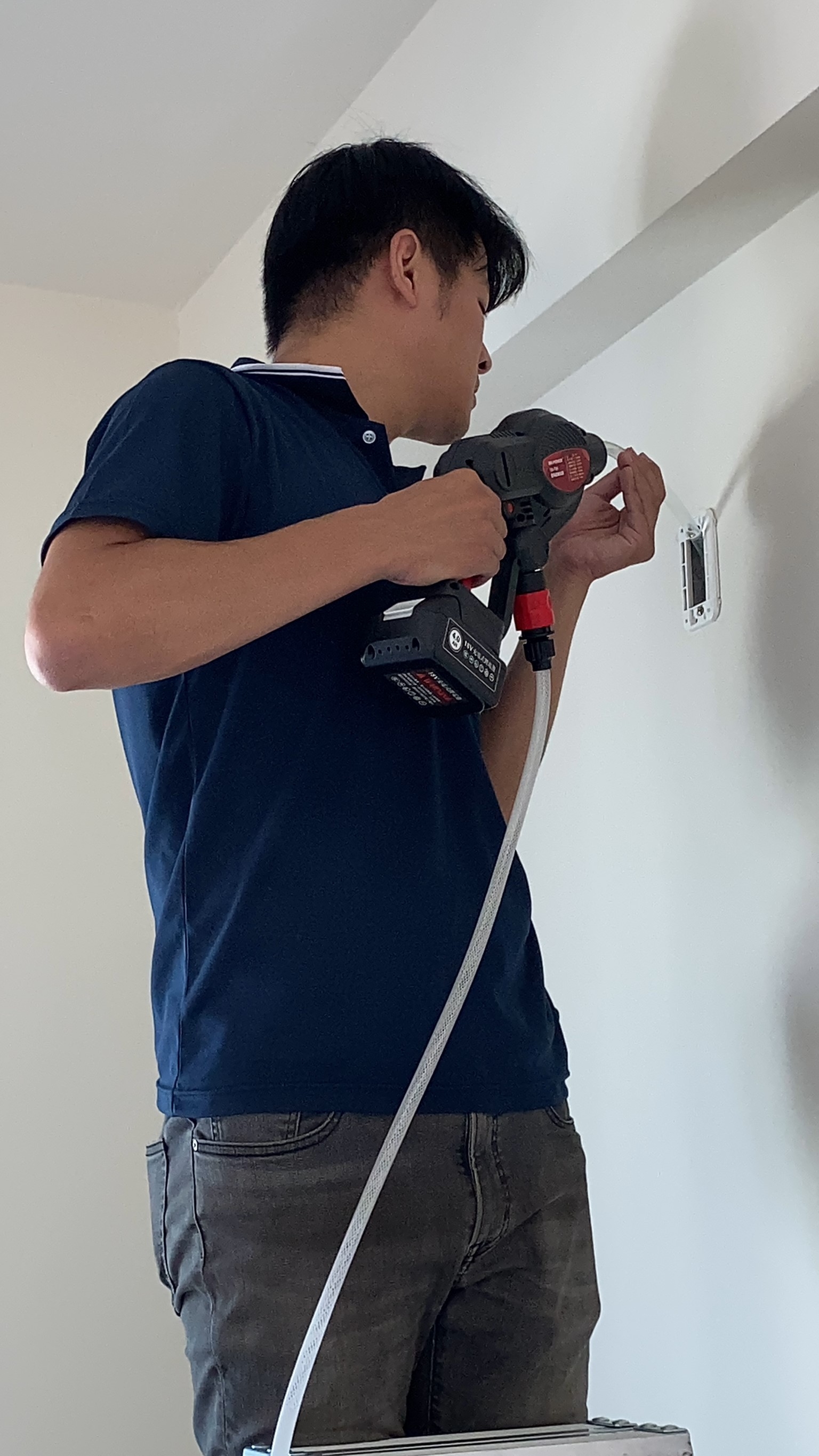 冷氣排水孔排水檢測