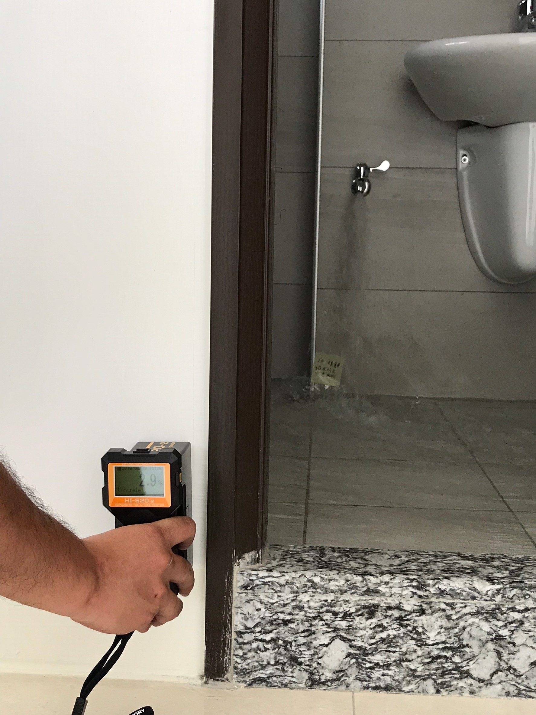 使用非破壞混擬土水分儀，檢測有無滲漏水疑慮案例