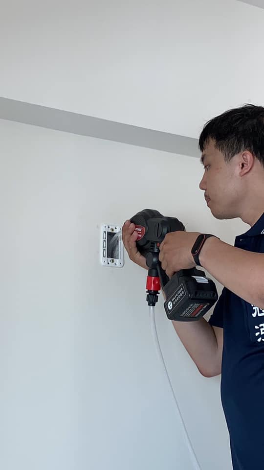 冷氣排水孔排水檢測