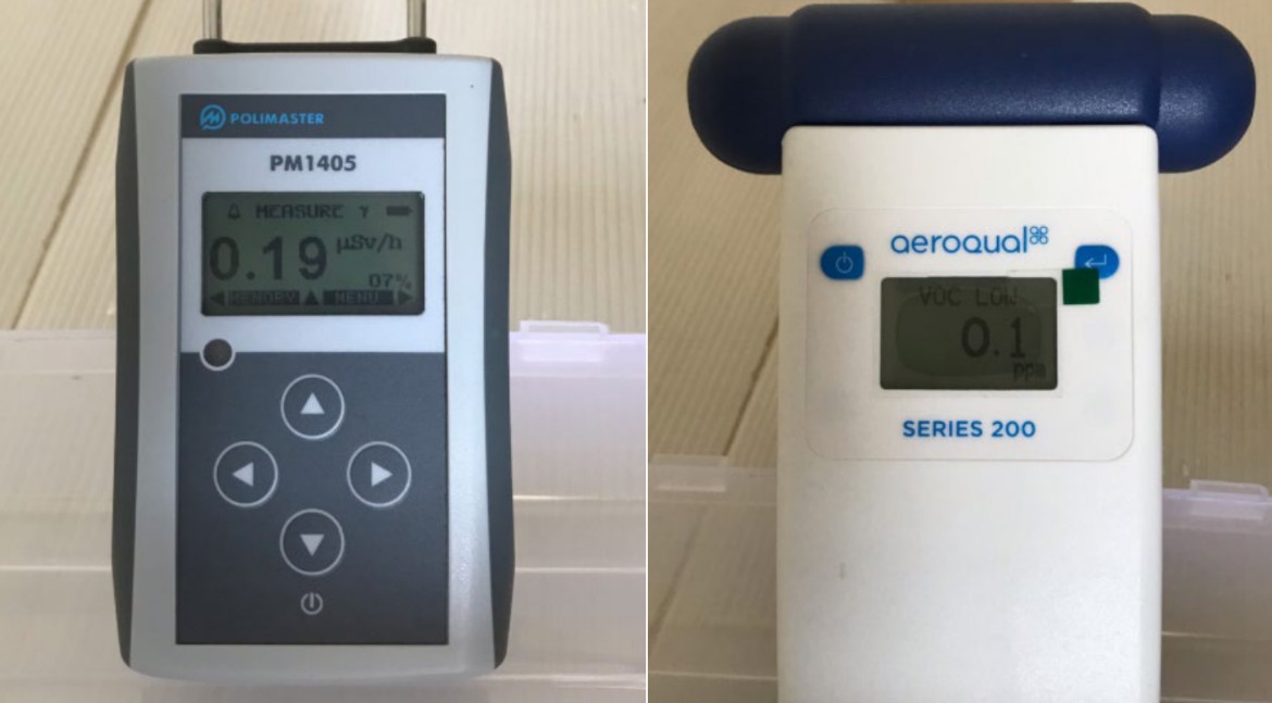 使用輻射檢測儀及