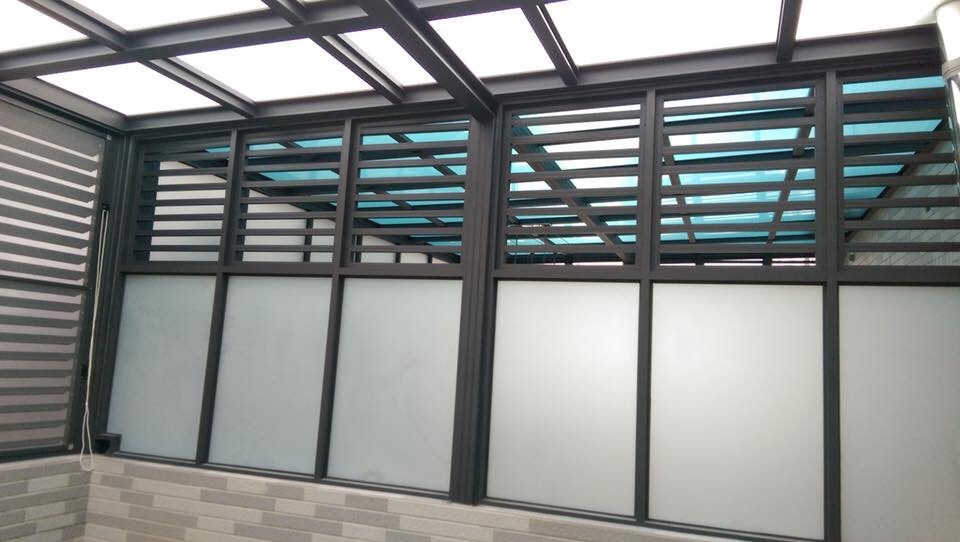 鐵厝採光罩工程