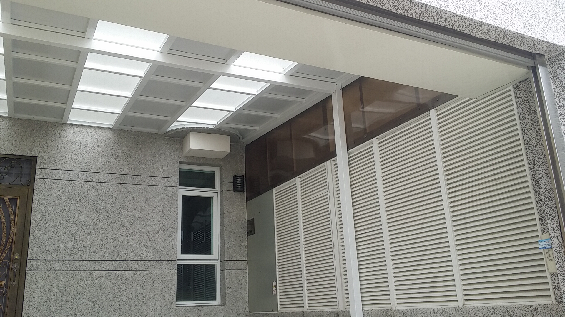 鐵厝採光罩工程