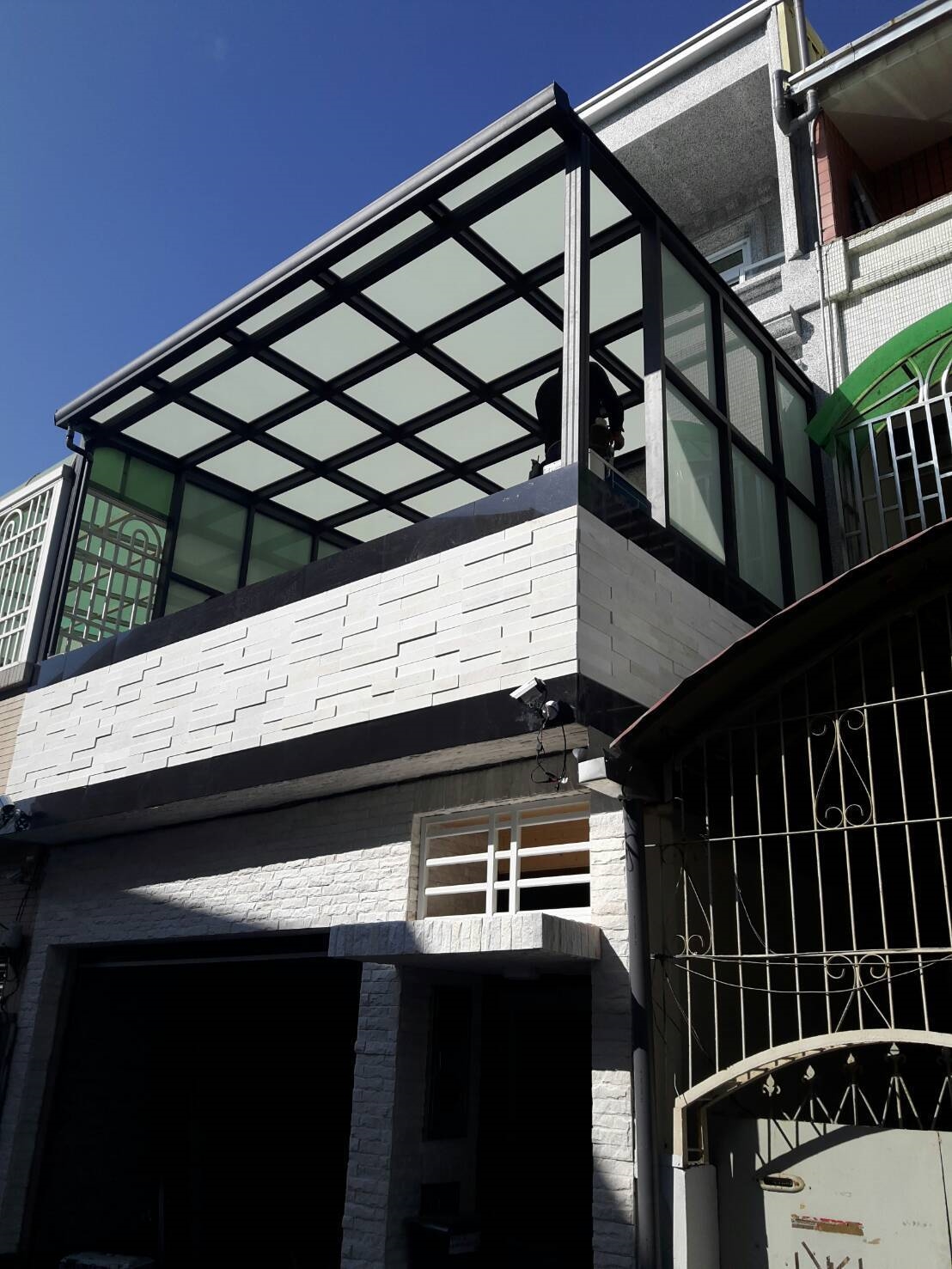 鐵厝採光罩工程