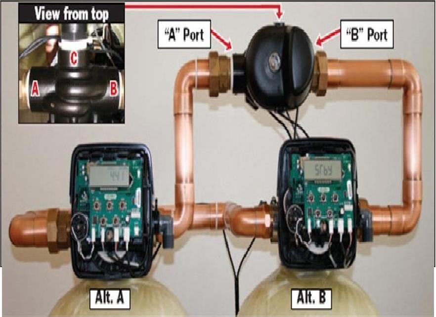 WCI電子流量型一備一用軟水器
