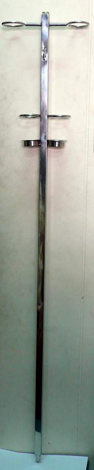 空心雙沙灘竿架