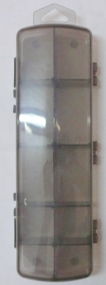 茶色10格工具盒