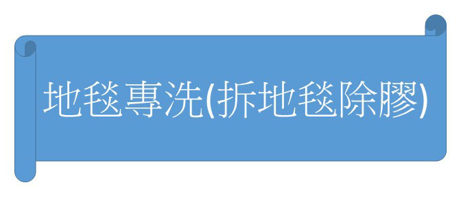 地毯專洗(拆地毯除膠)