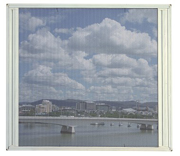 水紗簾-單邊雙拉窗