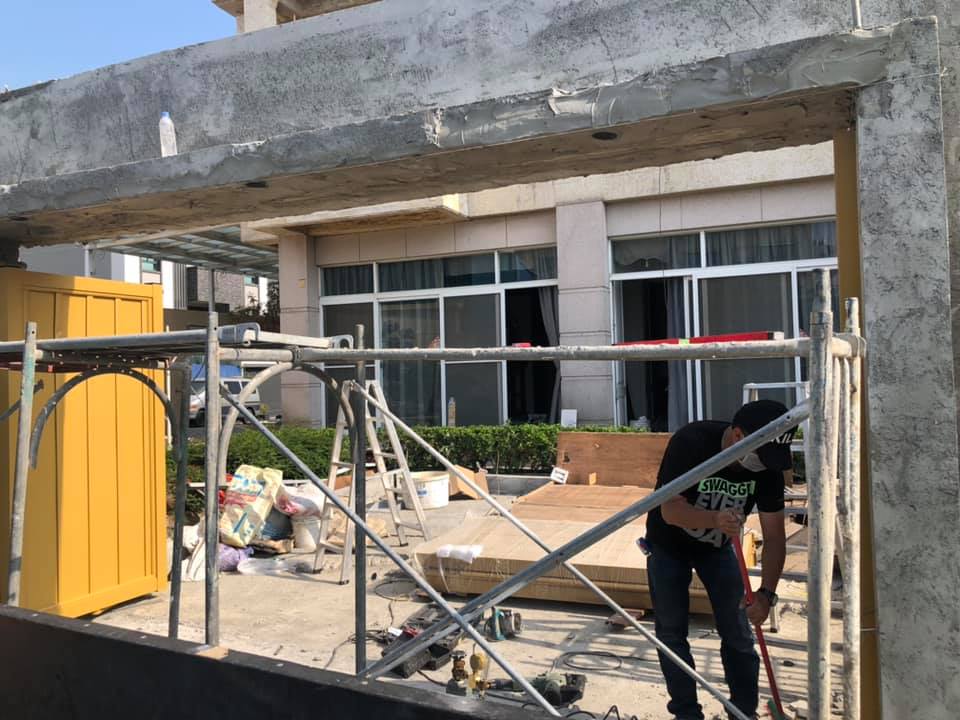 大坪頂別墅自動車庫大門