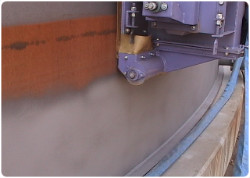 槽外壁鋼珠噴砂回收系統