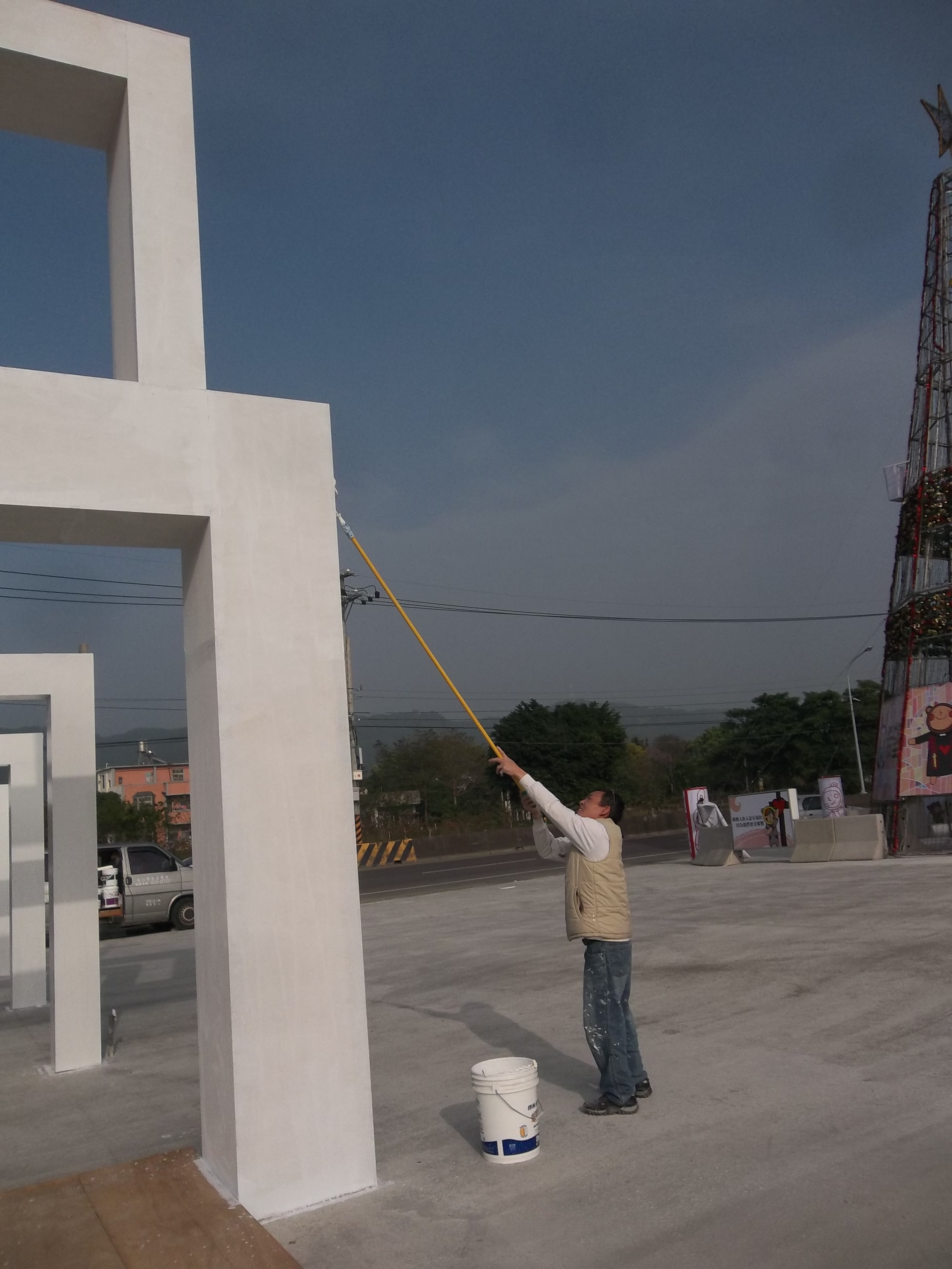 新竹燈會宗教區油漆工程