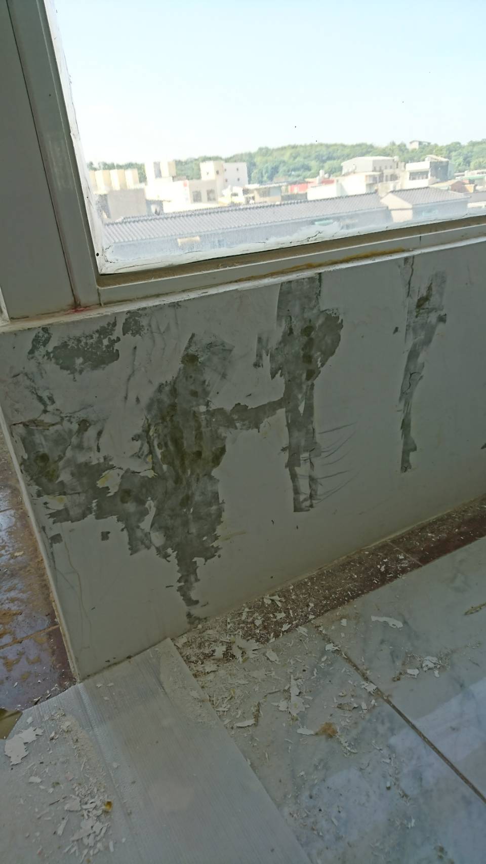 灌注後刮除餘料