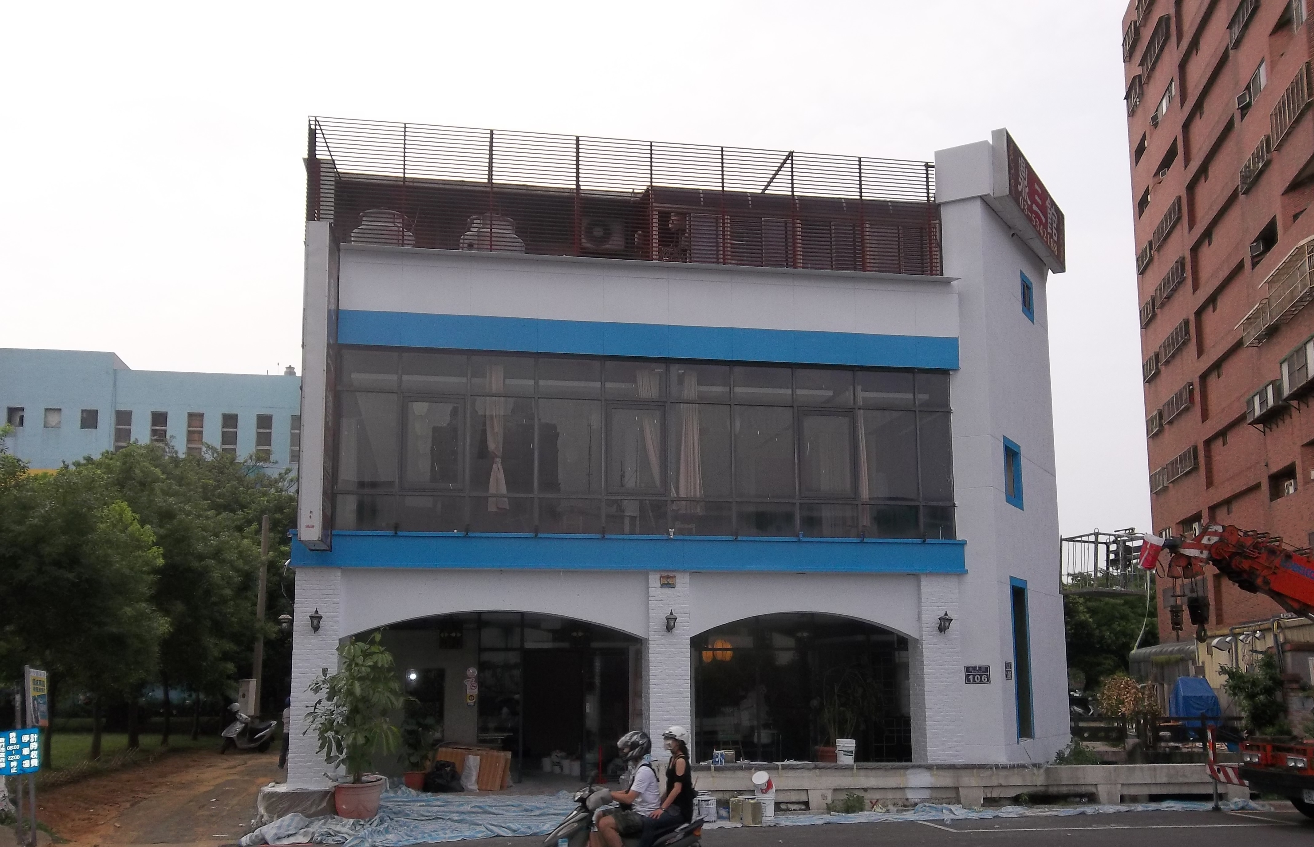 新竹市風情海岸餐廳外牆油漆修繕