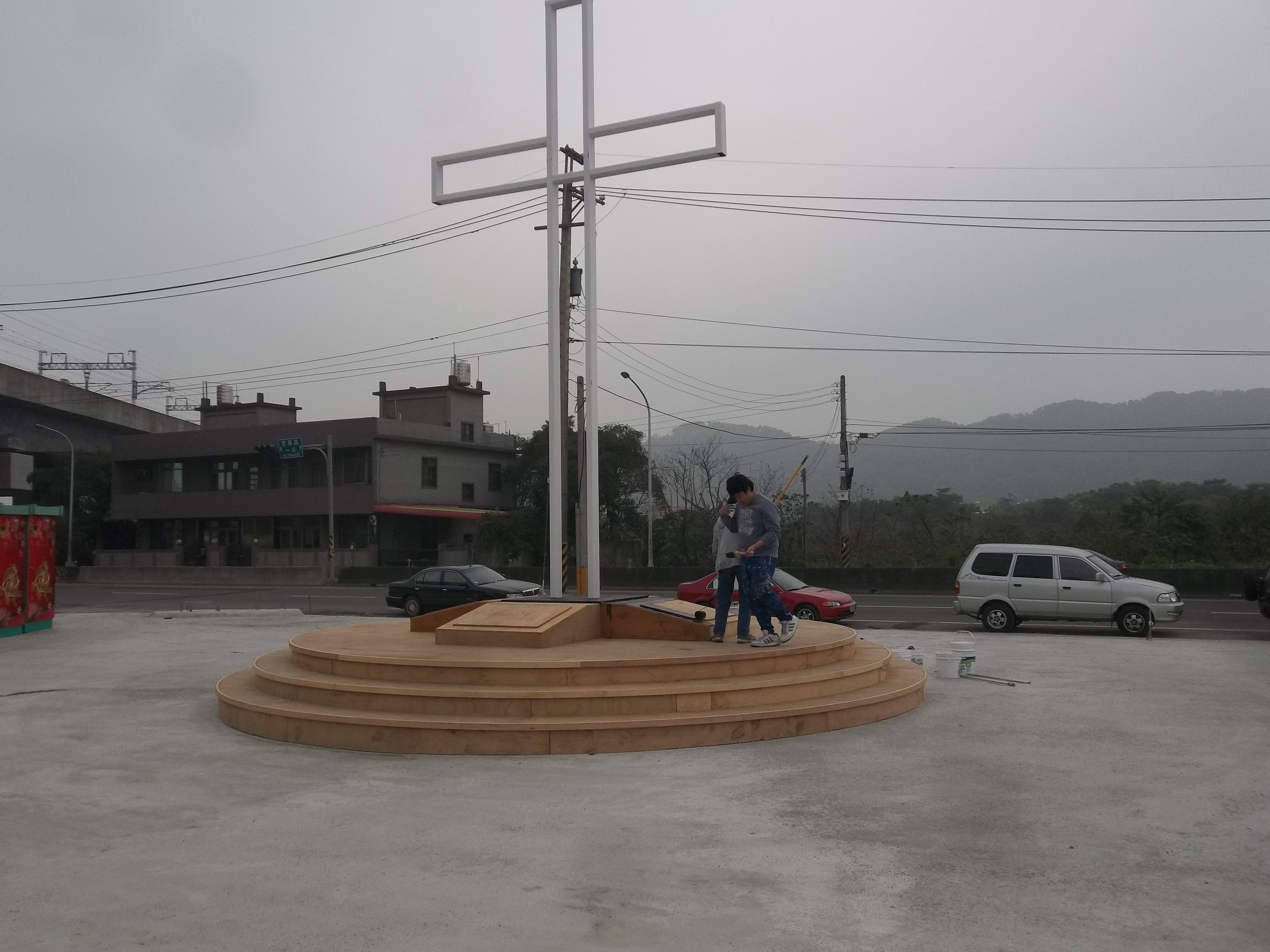 新竹燈會宗教區油漆工程