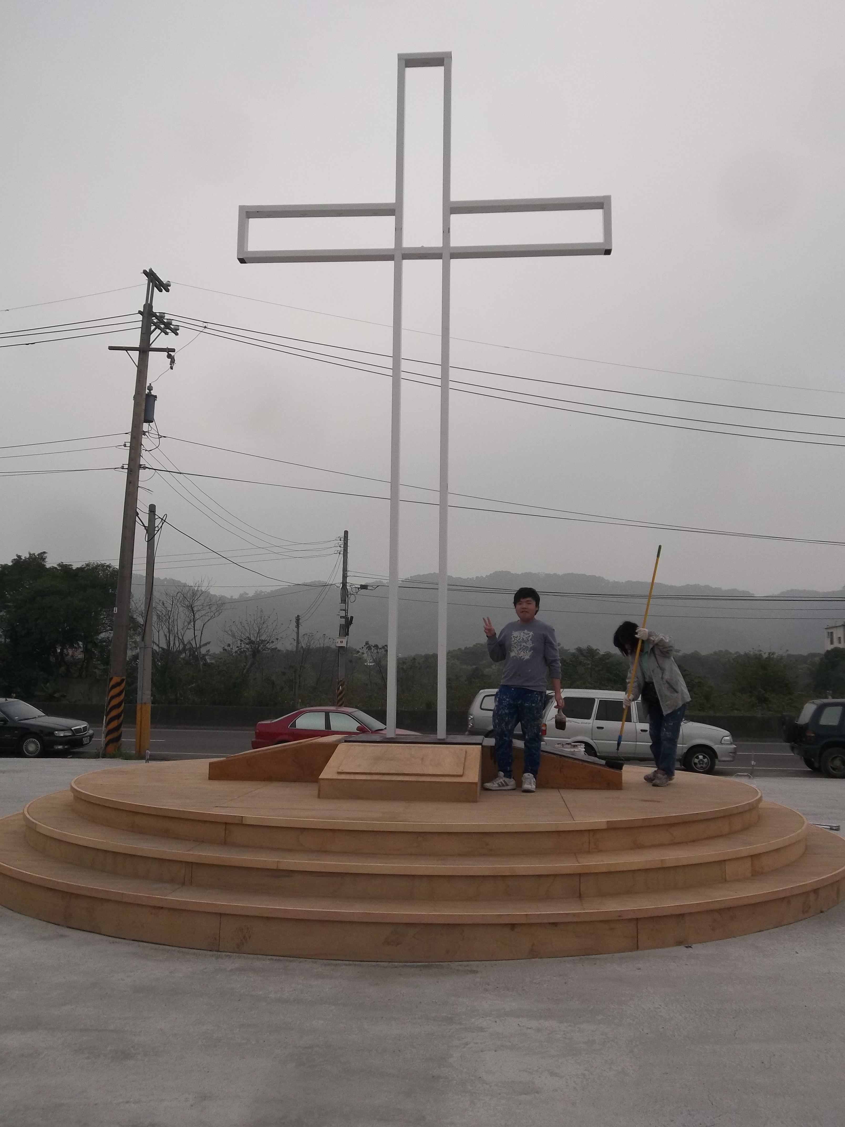 新竹燈會宗教區油漆工程