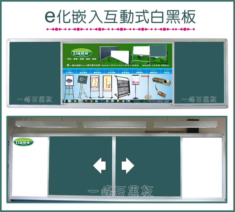 互動式黑板、白板、互動式黑白板