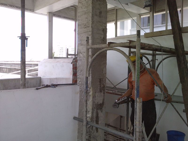 台南縣政府補強工程