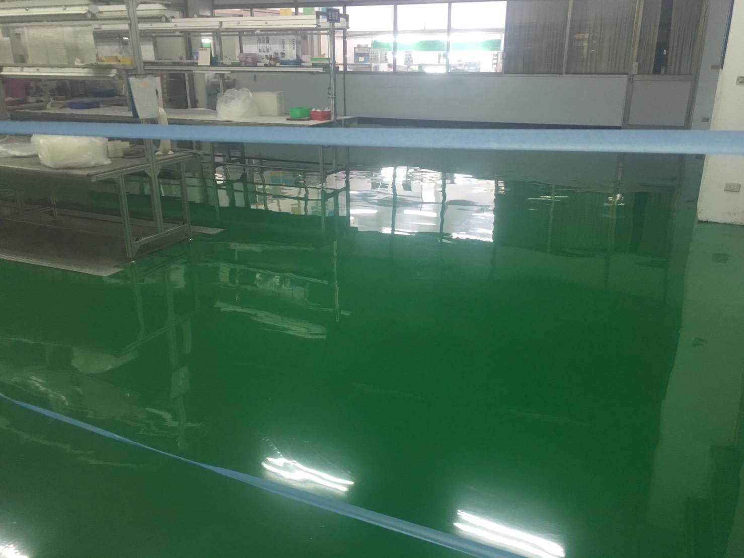 Epoxy無塵地床施工照