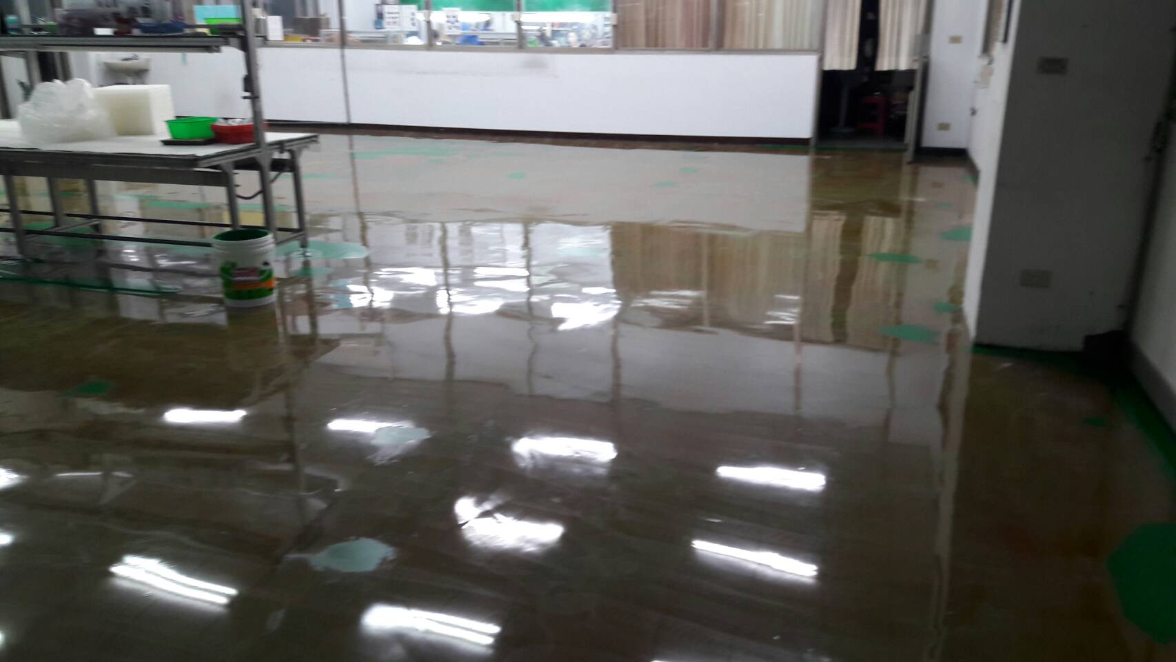Epoxy無塵地床施工照