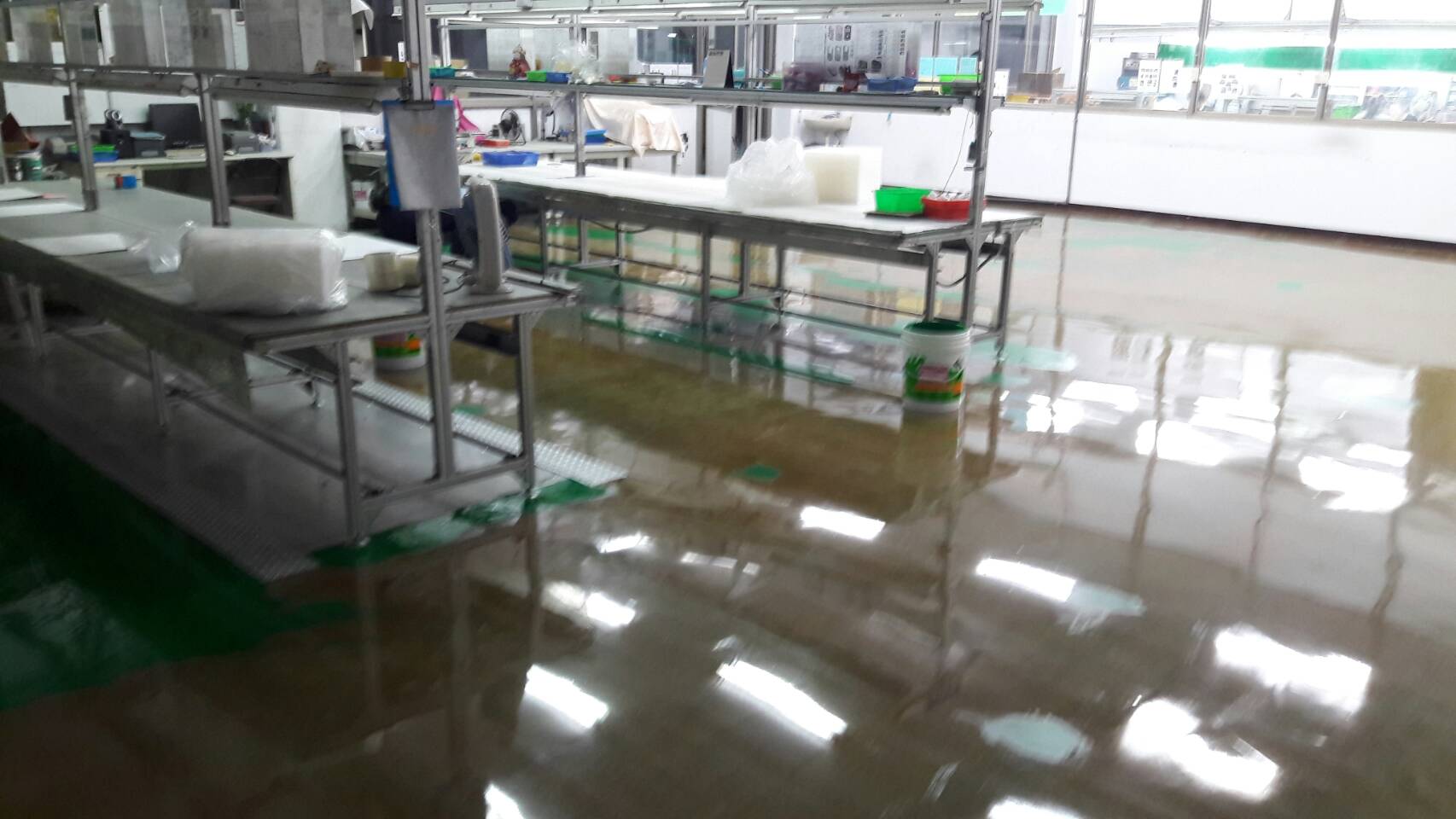 Epoxy無塵地床施工照