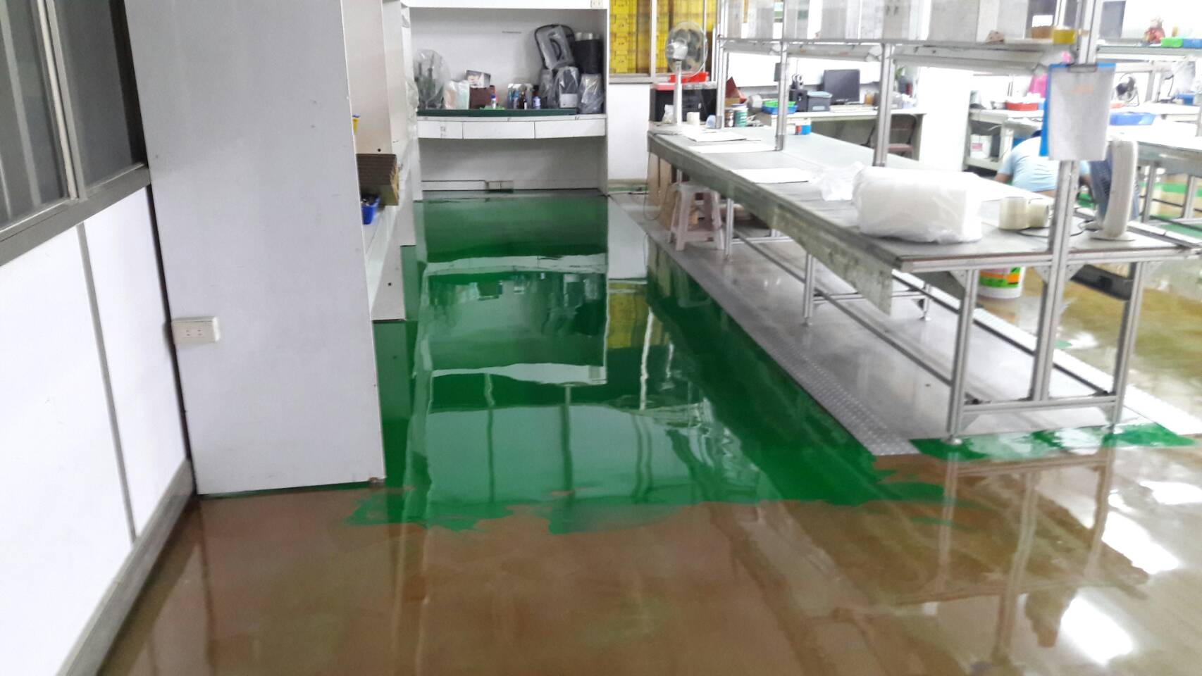 Epoxy無塵地床施工照