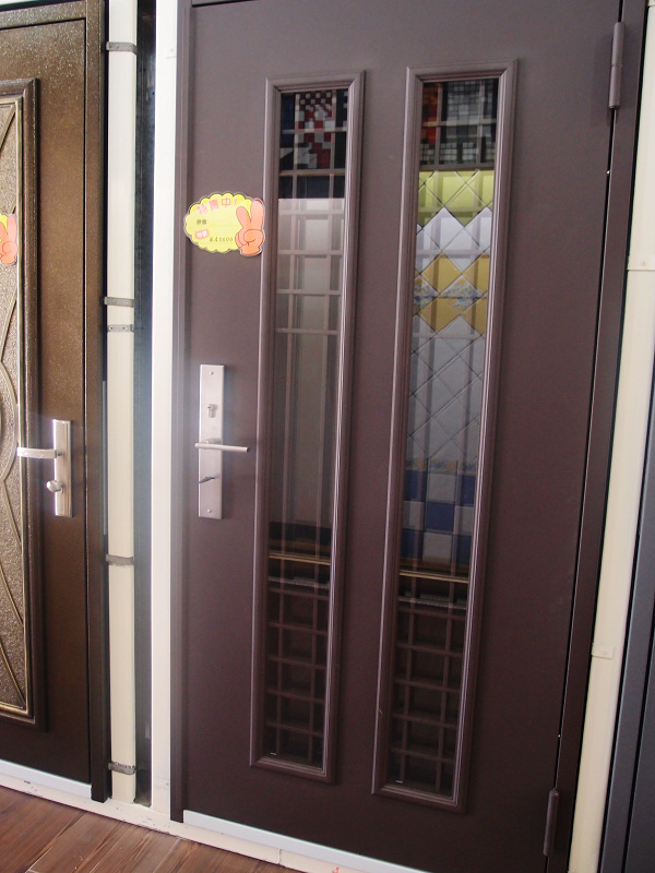 日式格子雙玄關實品照