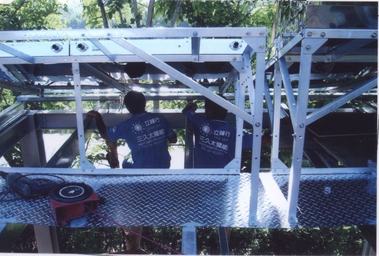 寺廟實例施工中