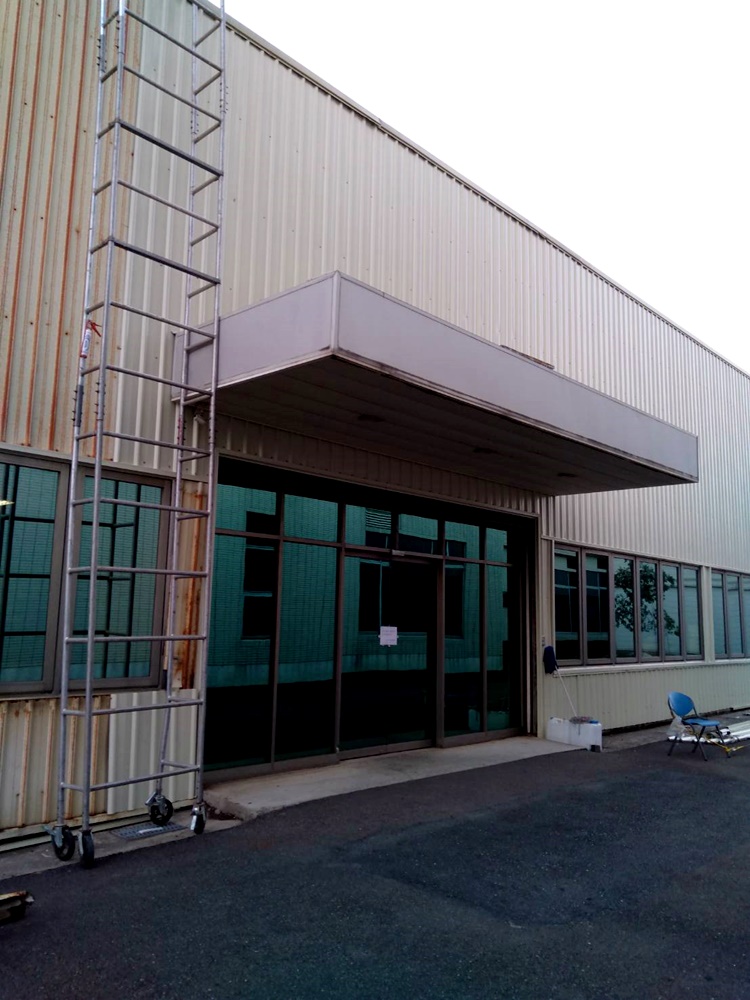 彰化烤漆浪板施工