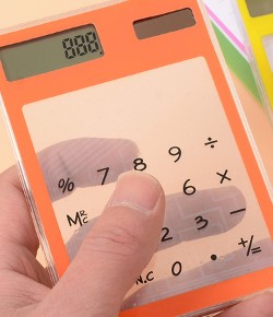 透明式太陽能計算機